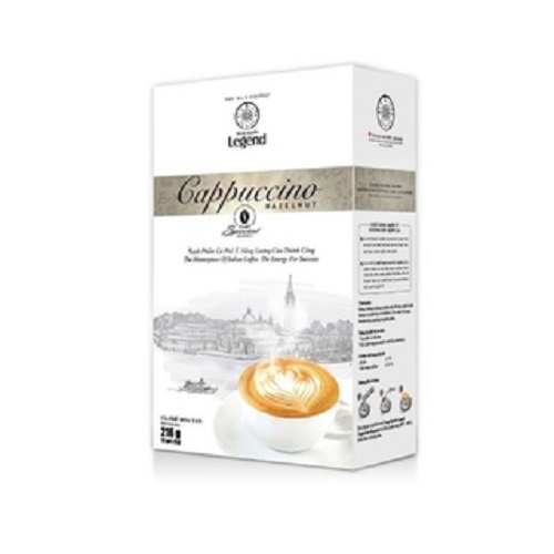 Combo 2 Hộp Cà Phê Cappuccino Hazelnut Trung Nguyên Legend - Hạt Phỉ (Hộp 12 gói x 18g)