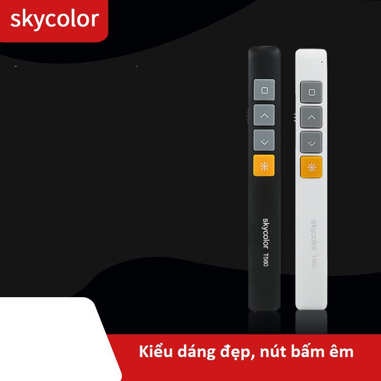 Bút trình chiếu Slide Powerpoint dùng pin sạc lại Skycolor cao cấp