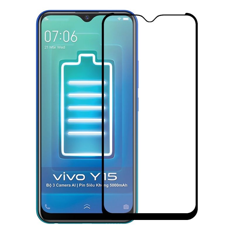 Kính cường lực  9D mới nhất full màn cho VIVO Y11/Y12/Y15/Y17/Y19