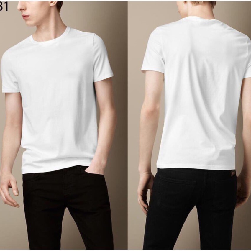 Áo Thun Nam Obokfashion, màu trắng, tay ngắn, cổ tròn NT1 | BigBuy360 - bigbuy360.vn