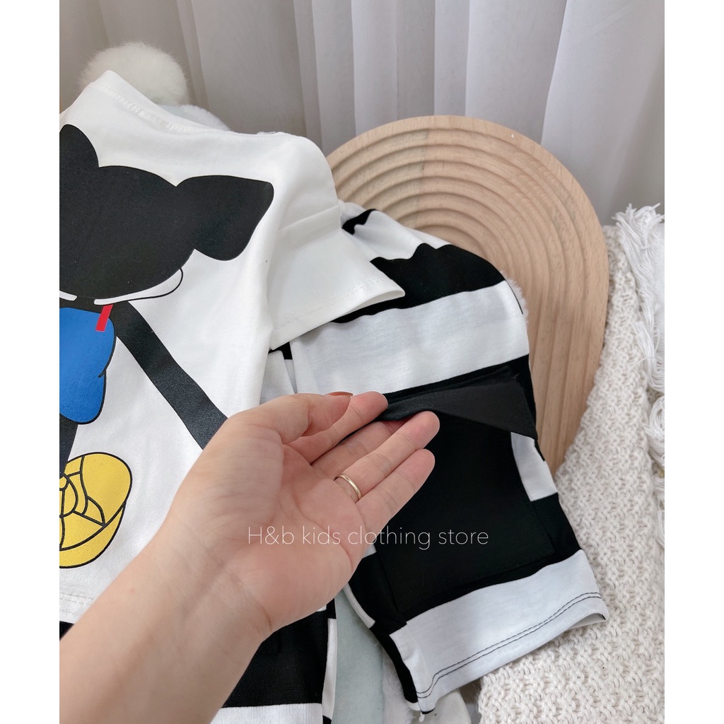 SIÊU PHẨM - SÉT BÀN TAY HÈ CHO BÉ TRAI QUẦN LỬNG cotton 4c size 7-20kg