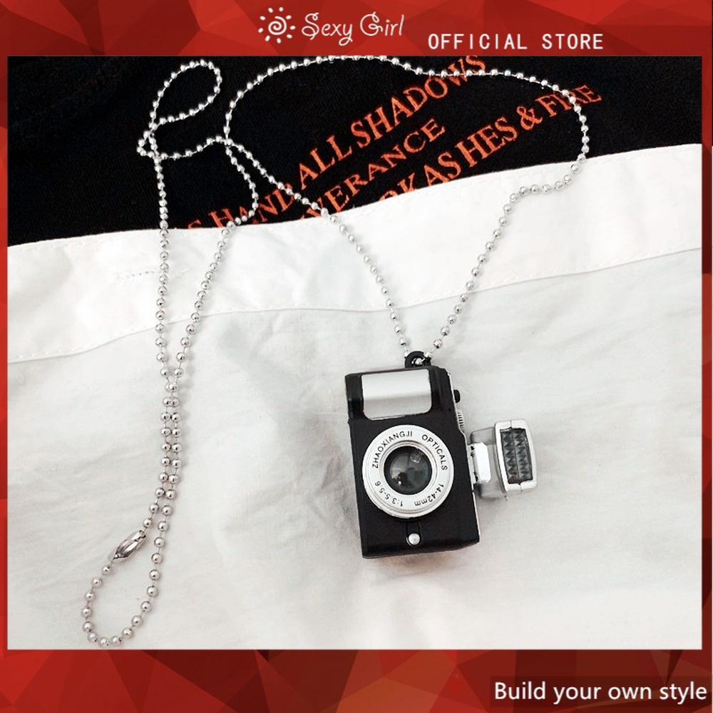 Dây Chuyền Mặt Hình Camera Độc Đáo Phong Cách Hip Hop Cổ Điển Thời Trang