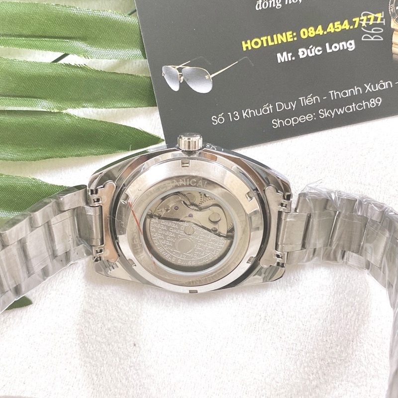 Đồng hồ cơ nam 0MG dây kim loại dây thép chống gỉ,đồng hồ cơ nam siêu bền,Bảo hành 1 Năm | BigBuy360 - bigbuy360.vn