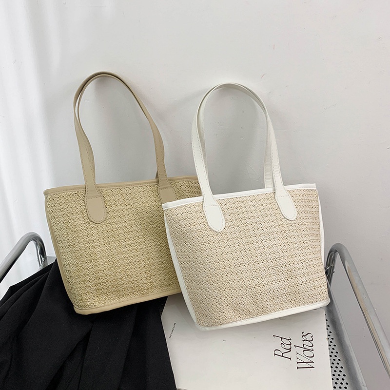 Túi Xách Cỡ Lớn Màu Trơn Đơn Giản Thời Trang Cho Nữ