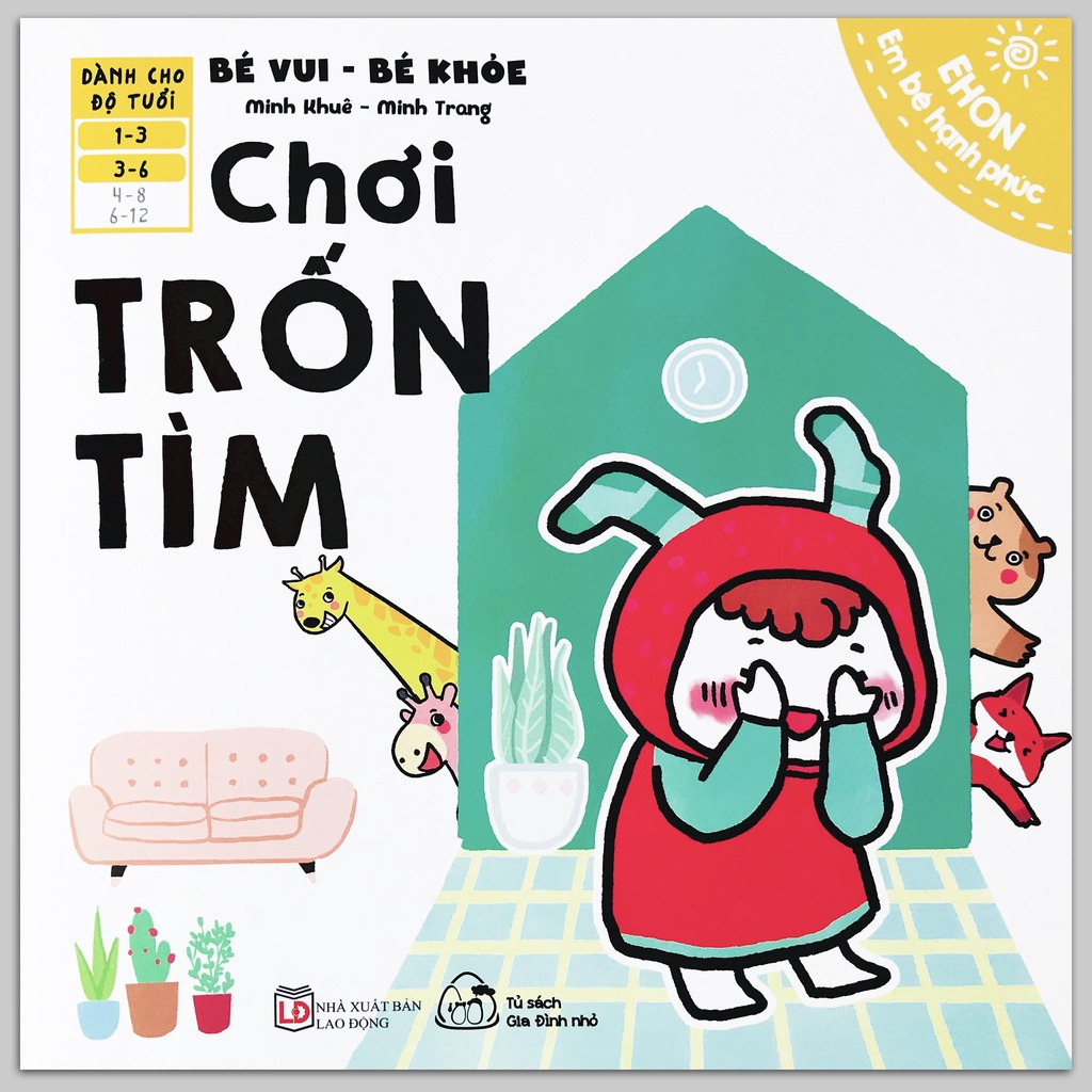 Sách - Ehon Bé Vui - Bé Khỏe (1-6 tuổi) - Chơi Trốn Tìm