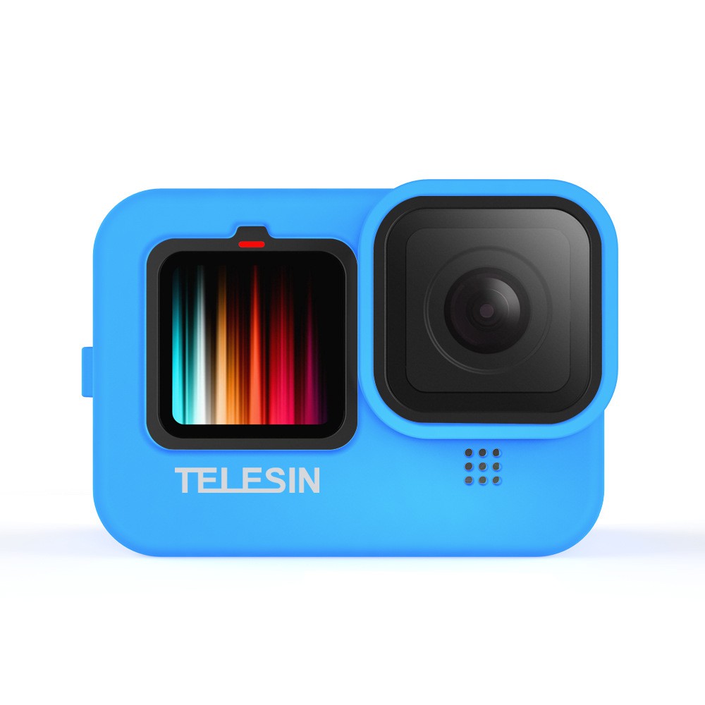 Vỏ silicone kèm nắp che hãng TELESIN dùng cho camera hành động GoPro Hero 9