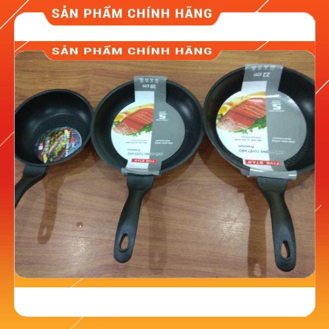 [FreeShip]  Chảo chống dính Fivestar 3 đáy bảo hành 5 năm Huy Anh