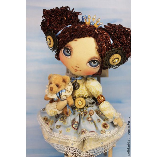 BỘ KIT THÊU TAY DIY BÚP BÊ cô gái đáng yêu/ DIY GÓI NGUYÊN LIỆU TỰ LÀM DOLL SÁNG TẠO/ MIE HANDMADE