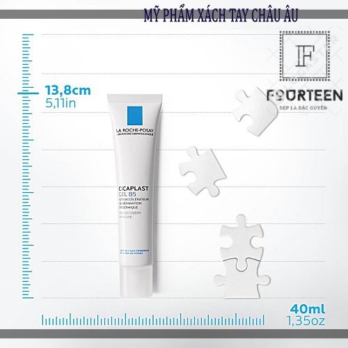 Kem Dưỡng Baume B5 La Roche-Posay Cicaplast Dịu Da Làm Mượt Và Phục Hồi Da - Sử Dụng Cả Cho Trẻ Em 40ml