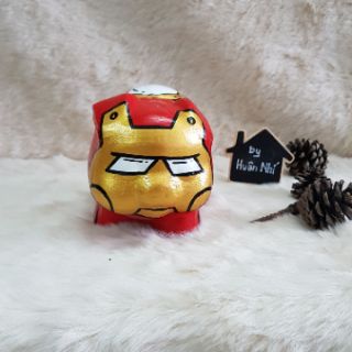 Heo đất handmade - Iron man