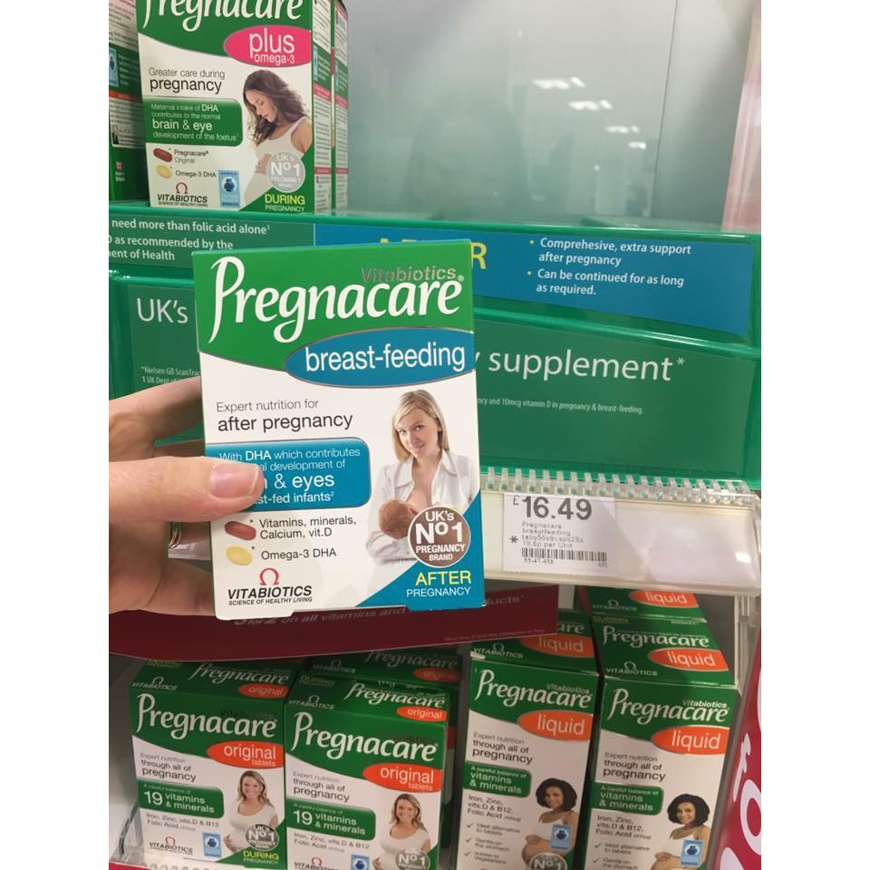 Vitamin Tổng Hợp Cho Phụ Nữ Sau Sinh Pregnacare Breast-feeding