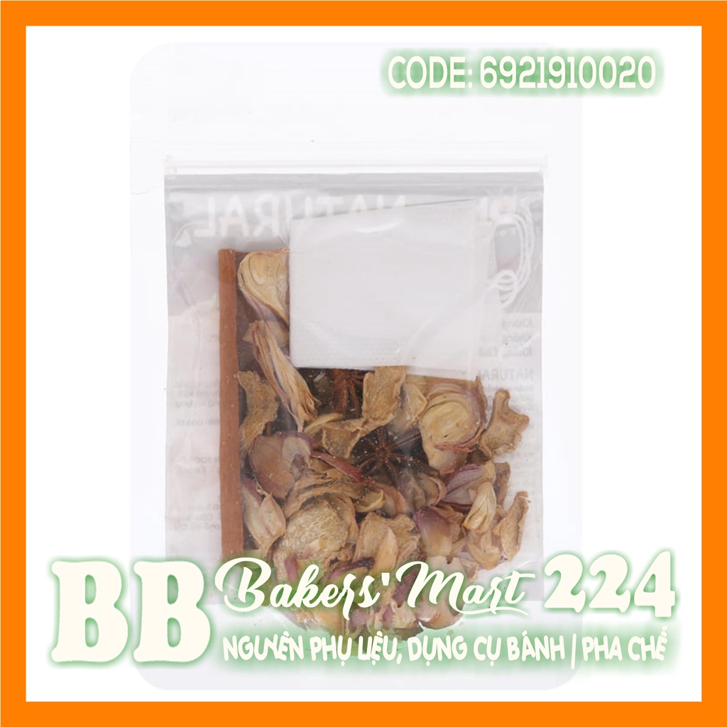 Gia vị nấu Phở GÀ NATURAL DH Foods - 1 Gói 20gr