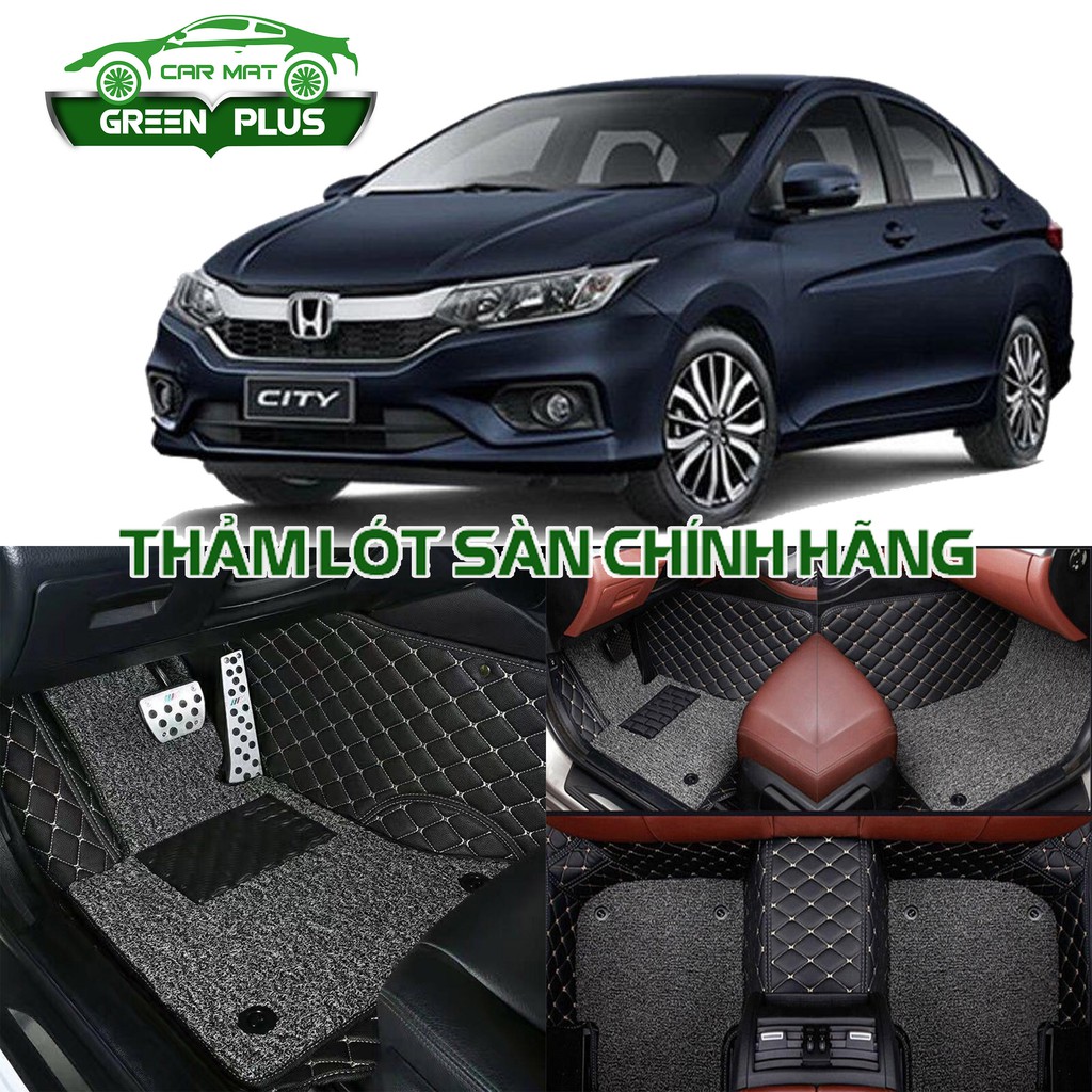 Thảm lót sàn ô tô 6D Honda City 2014- 2022 chống nước, không mùi, phủ kín 90% sàn xe