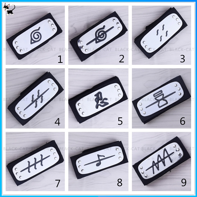 Băng đô thiết kế mặt phong cách anime Naruto thời trang