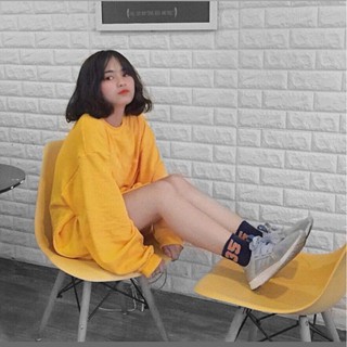 Áo Sweater nam nữ màu vàng đất, cam đất, kem