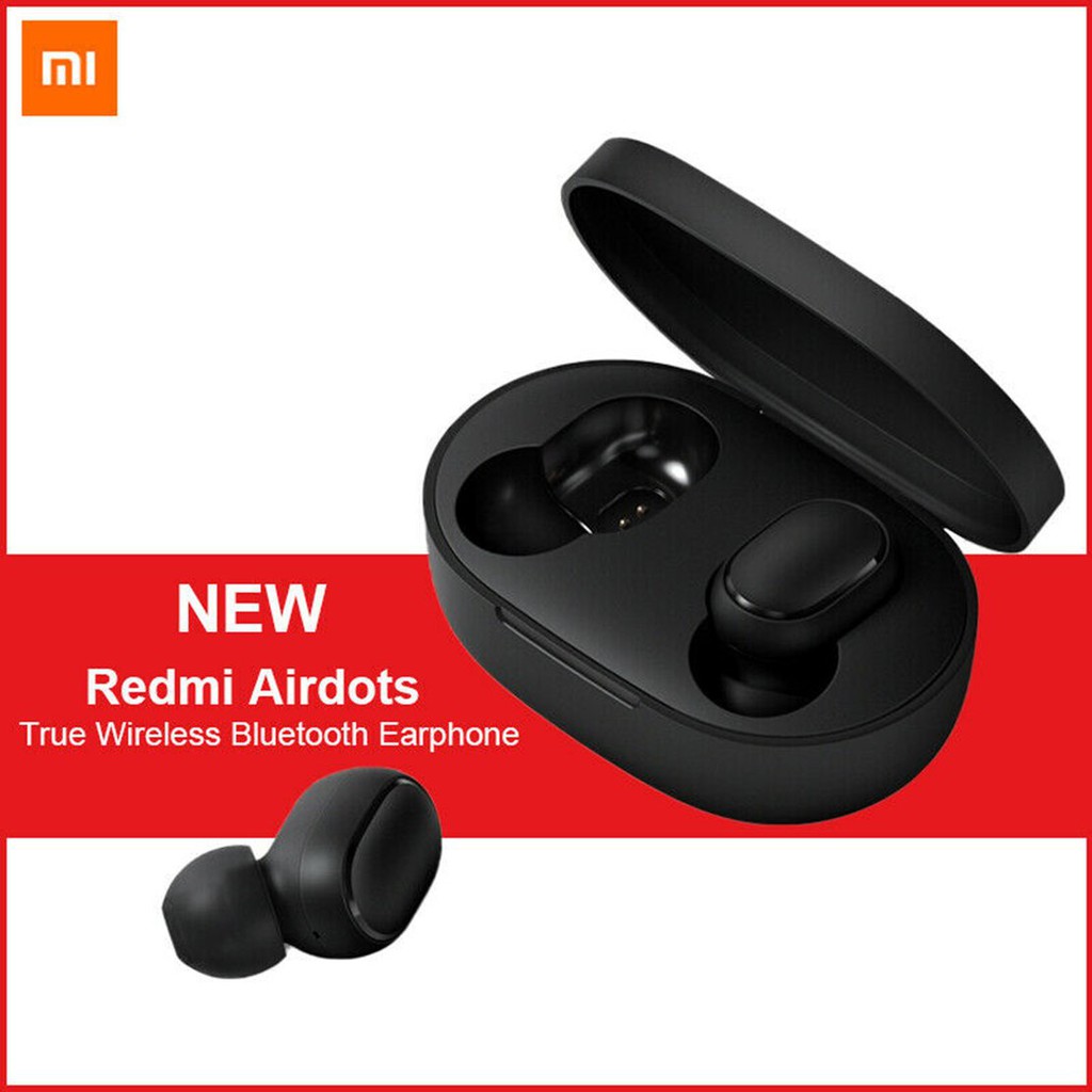 Tai nghe Xiaomi Redmi airdots không dây kèm hộp đựng