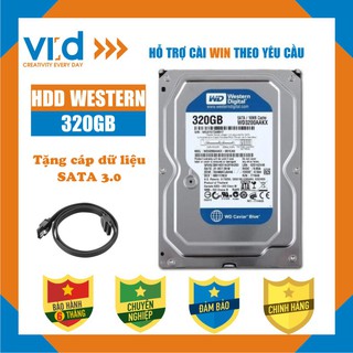 Ổ cứng HDD WD 320GB - Tháo máy đồng bộ nhập khẩu mới 99% - Bảo hành 6 tháng 1 đổi 1