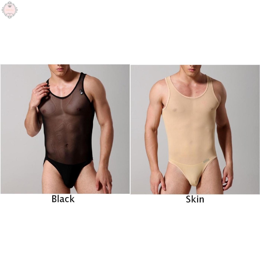 Áo liền quần lót không tay phong cách đơn giản dành cho phái mạnh