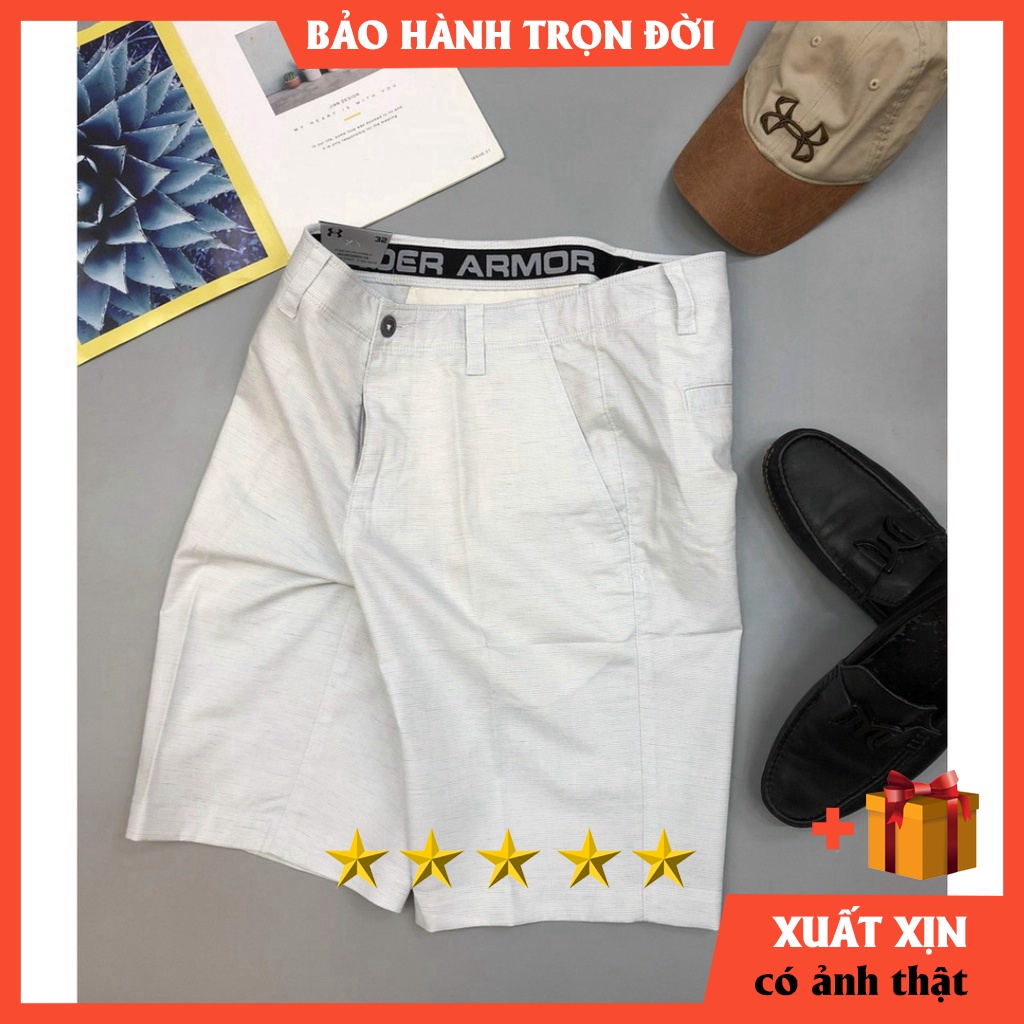 [ HÀNG CHÍNH HÃNG ] Quần short Kaki nam UN.D.E.R AR.M.O.UR BẢO HÀNH TRỌN ĐỜI
