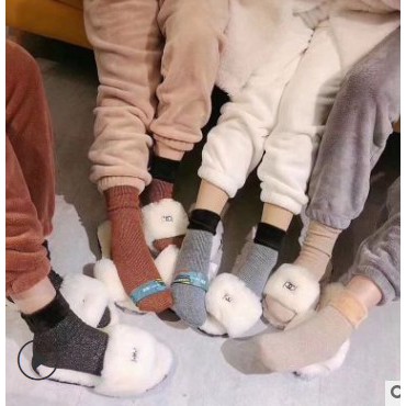 Quần lông chun gấu d studio cho bé