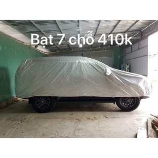 BẠT PHỦ XE TRÁNG BẠC CAO CẤP 3 LỚP(7 chỗ)