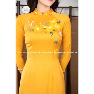 Áo dài đính, áo dài nhà tấm k85