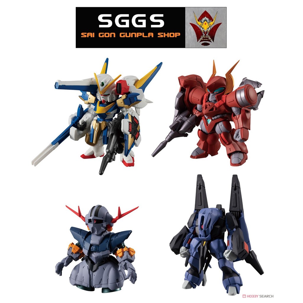 Mô Hình Lắp Ráp Gundam Converge Plus 01 V2 Assault Buster Zeong Messala Rig-Contio Bandai Đồ Chơi Anime Nhật