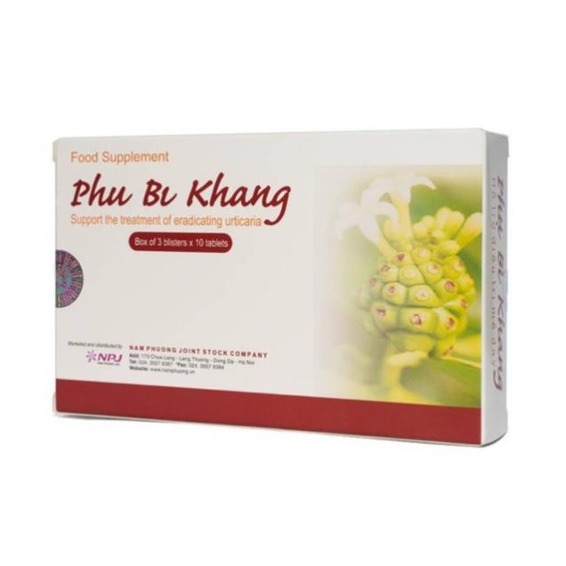 Phụ bì khang - hỗ trợ cho người bị mề đay - 30 viên | BigBuy360 - bigbuy360.vn