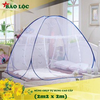 Màn Chụp Loại 2 Cửa Tự Bung Đỉnh Chóp Bảo Lộc Chính Hãng !!! Mùng Chụp Bảo Lộc