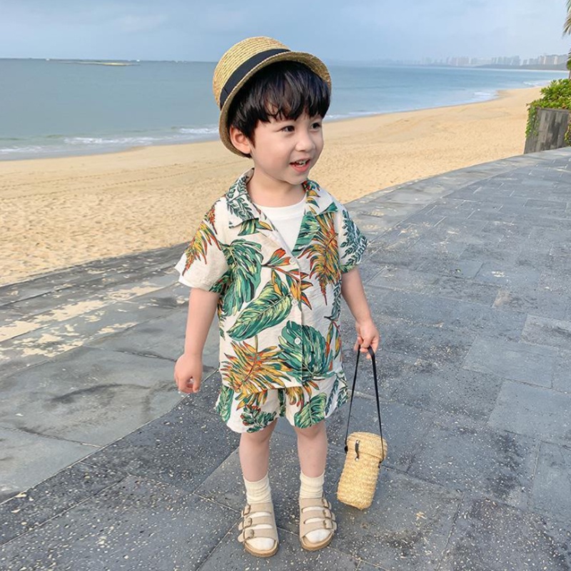 Bộ Đồ Ngắn Tay Thời Trang Mùa Hè Dành Cho Bé