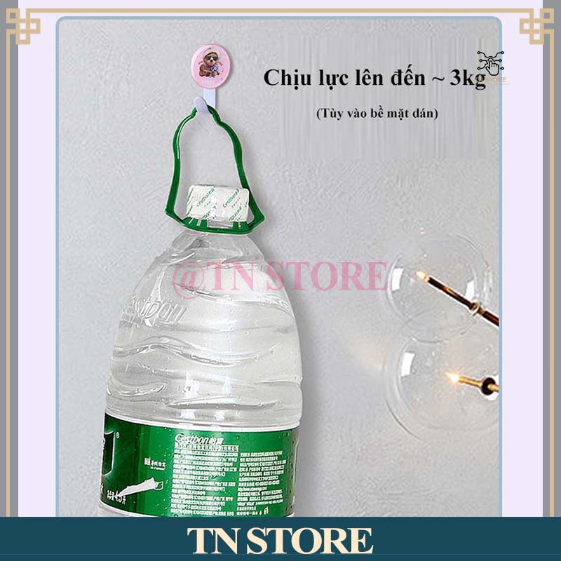 Móc treo dán tường dễ thương kim loại nguyên khối siêu chắc chịu lực siêu bền siêu dính TN MTDT