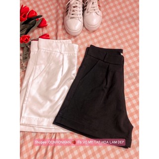 quần short vải săn lai