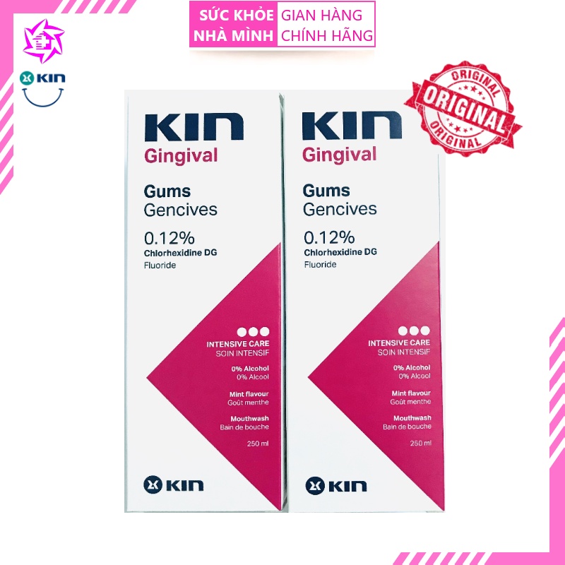 SKNM |  Súc Miệng Viêm Nướu, Chảy Máu Chân Răng - KIN Gingival ® 250ml (Chlohe