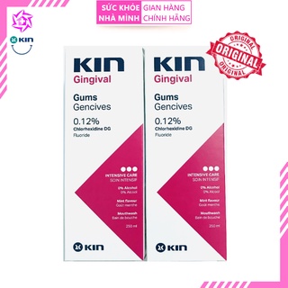 SKNM | [2 chai] Súc Miệng Viêm Nướu, Chảy Máu Chân Răng - KIN Gingival ® 250ml (Chlohe