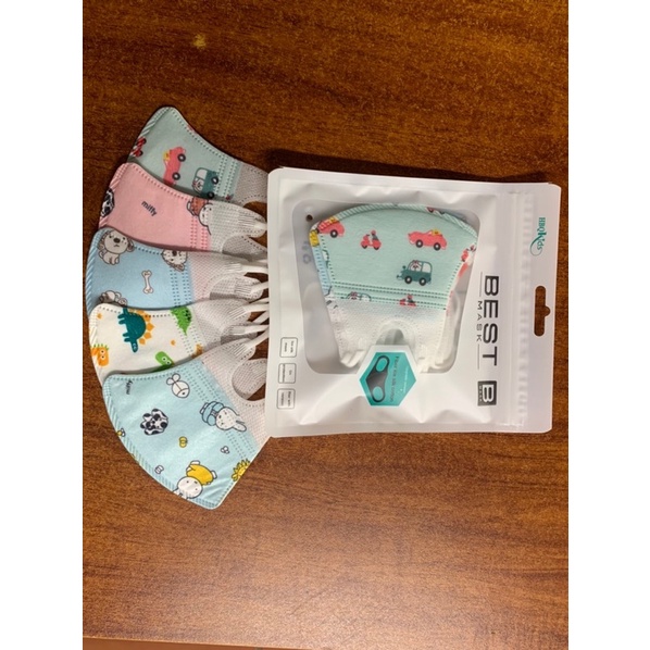 Khẩu Trang Cho Bé 3D Mask hoạ tiết xinh cho bé (túi 5 cái)