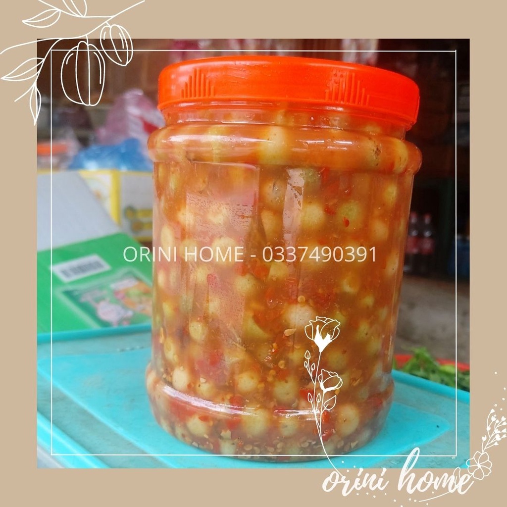 Mắc Mật Tươi Ngâm Ớt Lọ 1,5kg, Để Được Cả Năm, Dùng Ướp Thịt, Ngâm Măng Ớt Đặc Sản Lạng Sơn - Orini Home