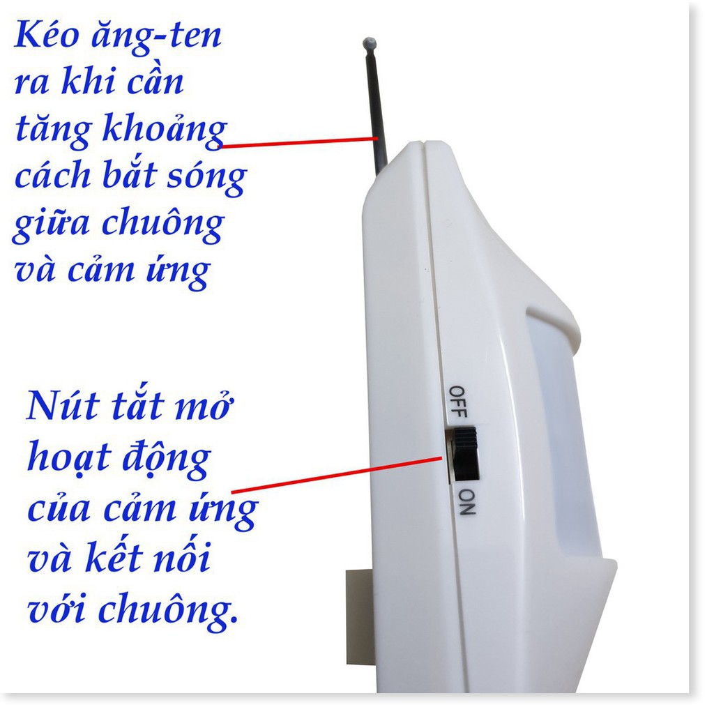 Đầu cảm ứng hồng ngoại của bộ chuông báo khách ATA AT-338 Điện Gia Dụng Bảo Minh - Điện Gia Dụng Bảo Minh