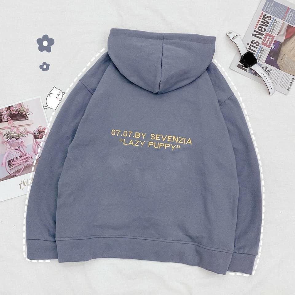 Áo Khoác Hoodie Dây kéo Hình 07 chó ngủ ❤️ Chất nỉ bông cotton | BigBuy360 - bigbuy360.vn