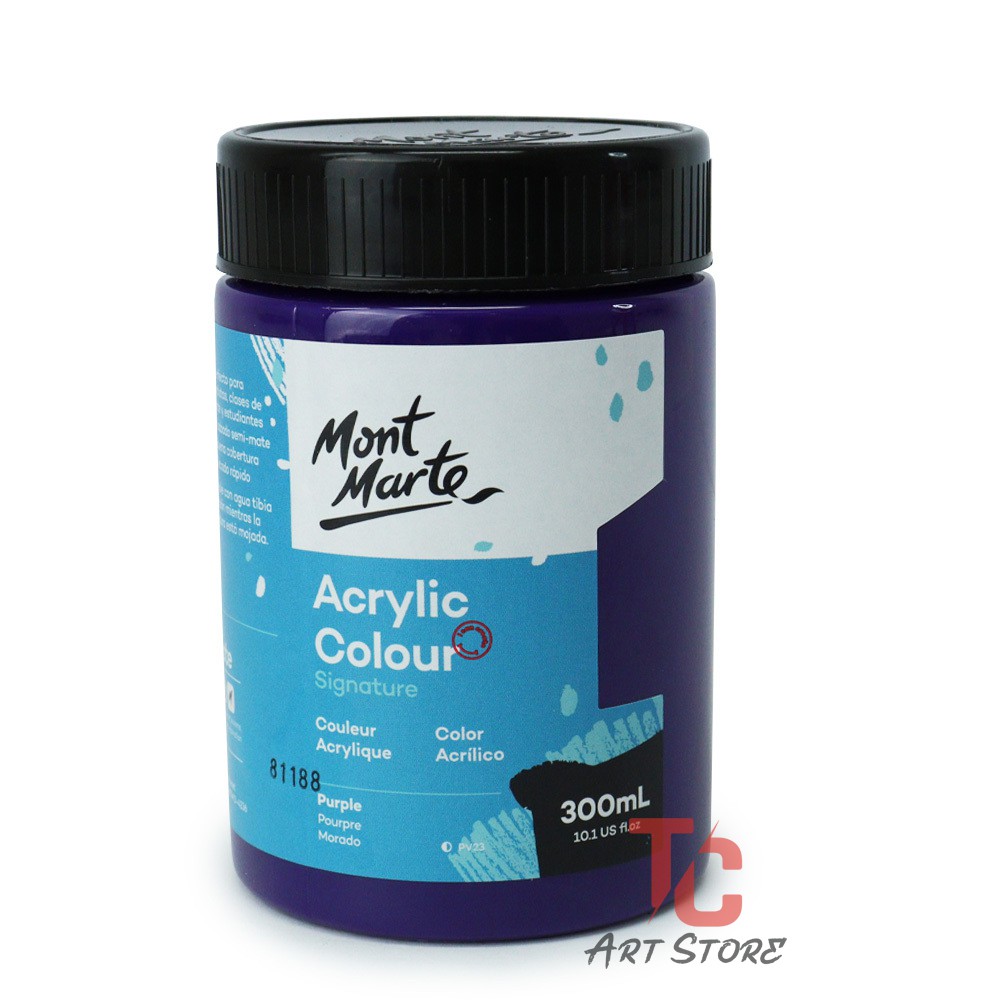Màu Acrylic 3D Mont Marte Signature 300ml Full bảng màu