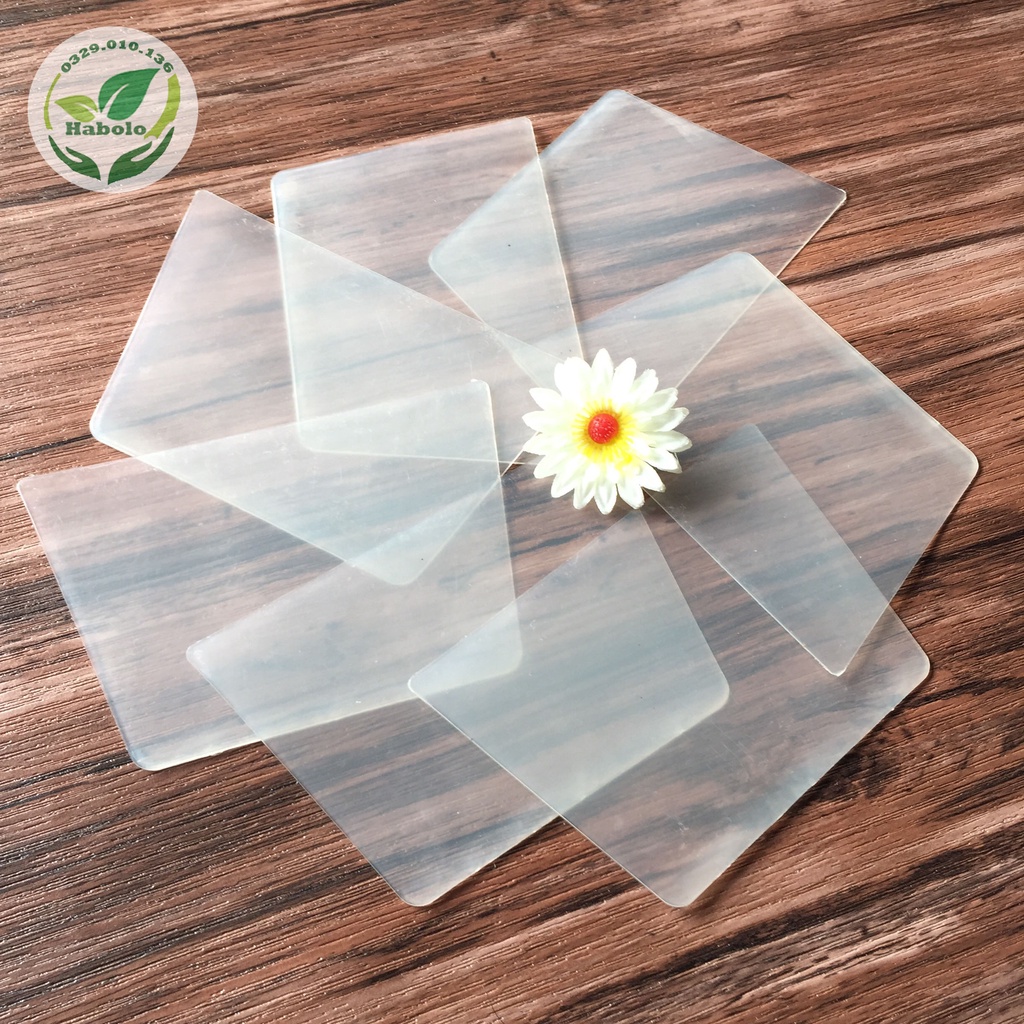Miếng nhựa trét bột, trét keo, miếng gạt dán giấy, dán thảm, 11cm x 16cm