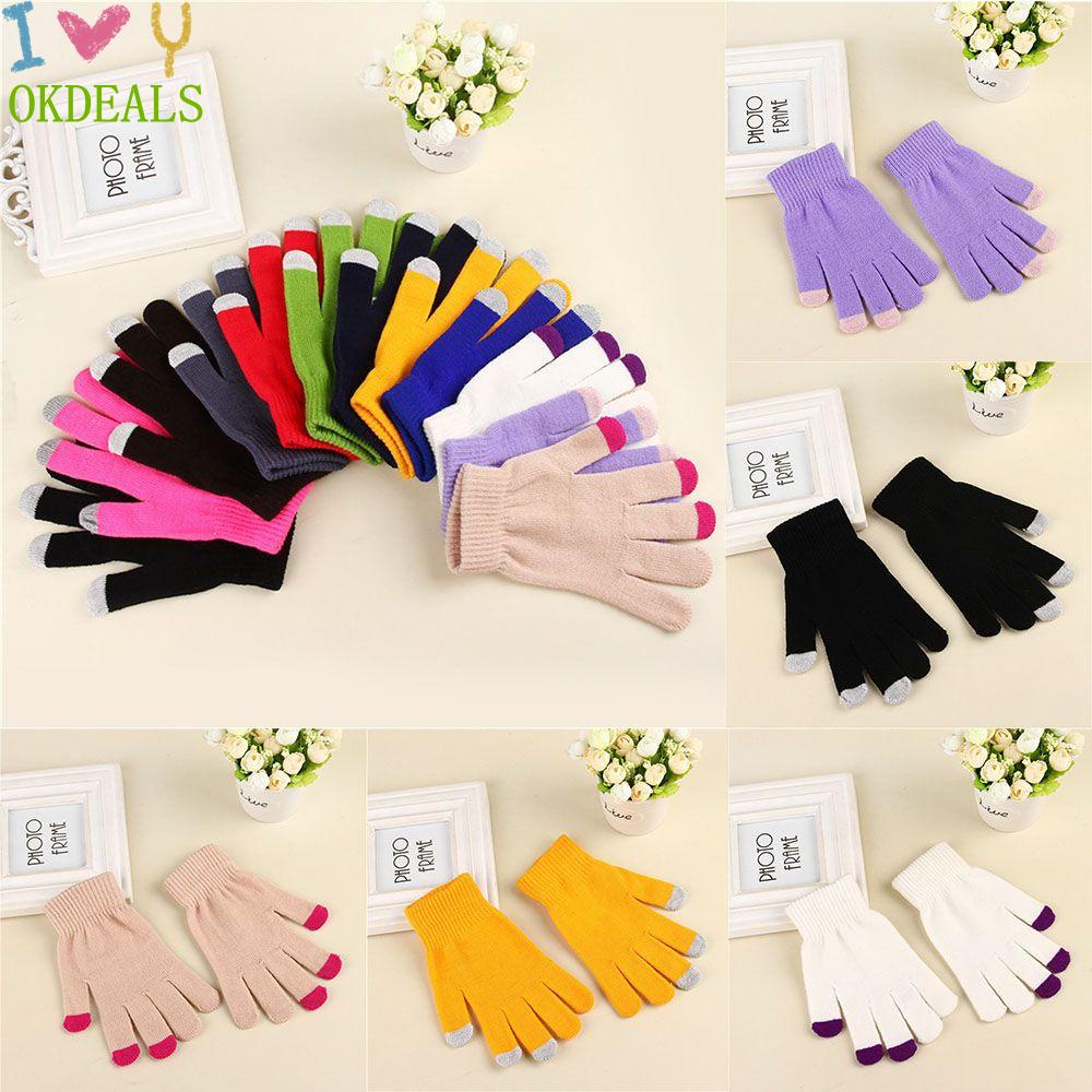 Găng Tay Lái Xe Hở Ngón Chất Liệu Co Giãn Giữ Ấm Thời Trang Cho Nam Và Nữ