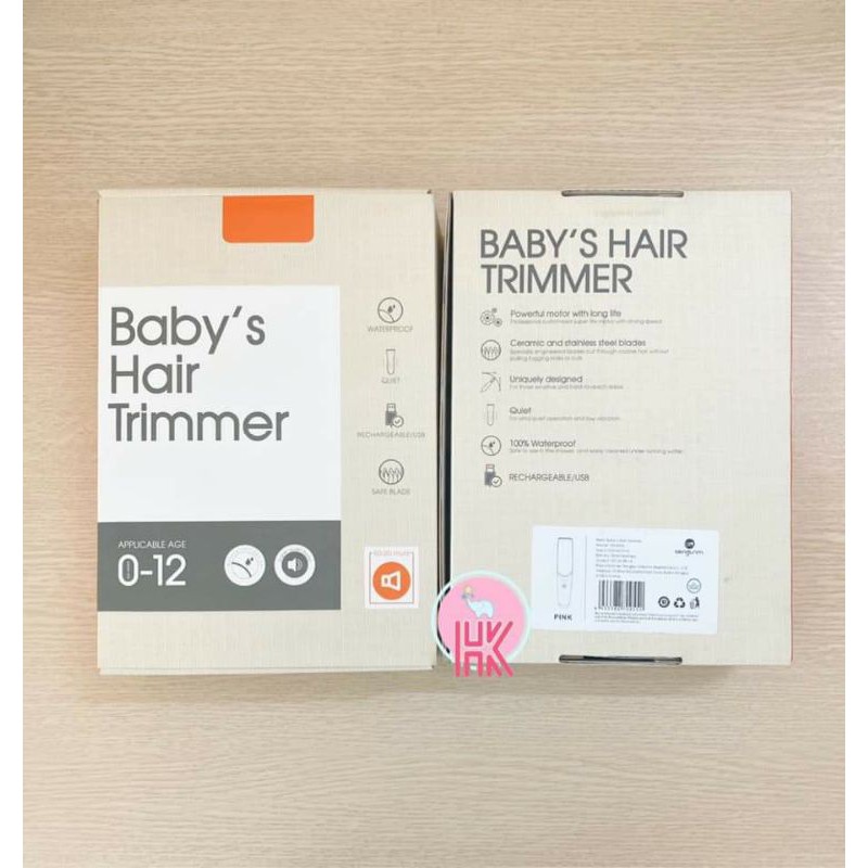 Tông Đơ Cắt Tóc Kèm Hút Tóc Tự Động Cho Bé Misuta Baby Hair Trimmer