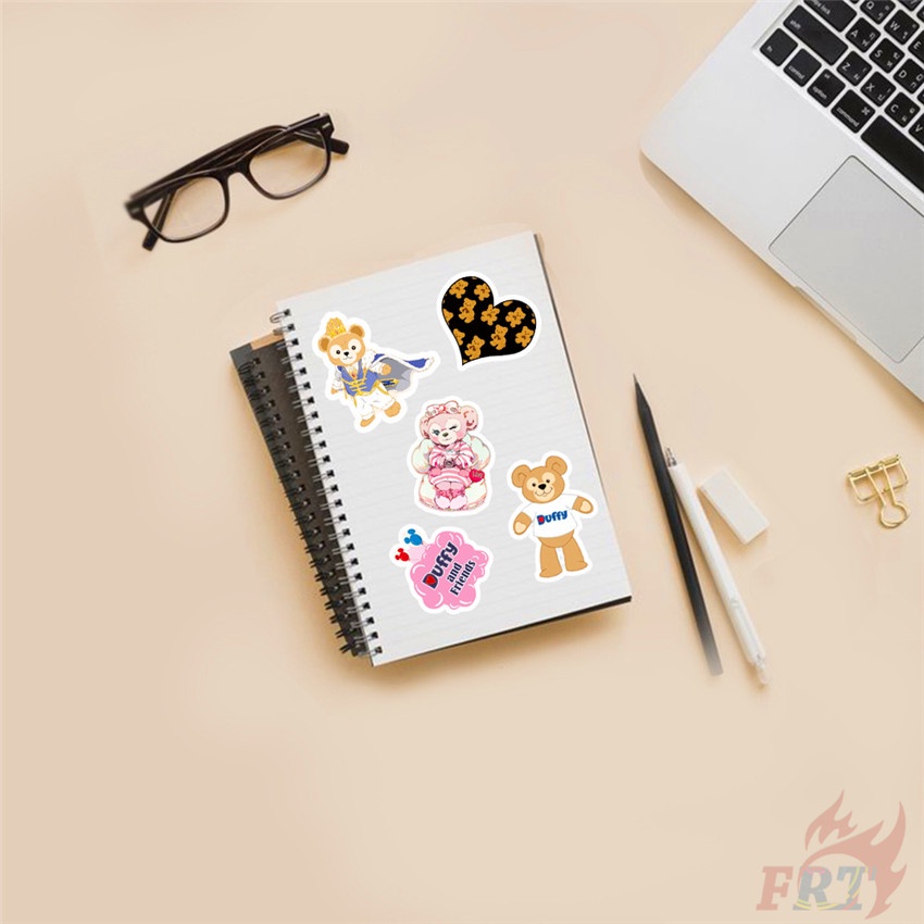 ❉ Duffy &amp; ShellieMay &amp; StellaLou Series 03 Stickers ❉ 50Pcs/Set Disney Bear Cartoon DIY Fashion Luggage Laptop Skateboard Decals Doodle Stickers