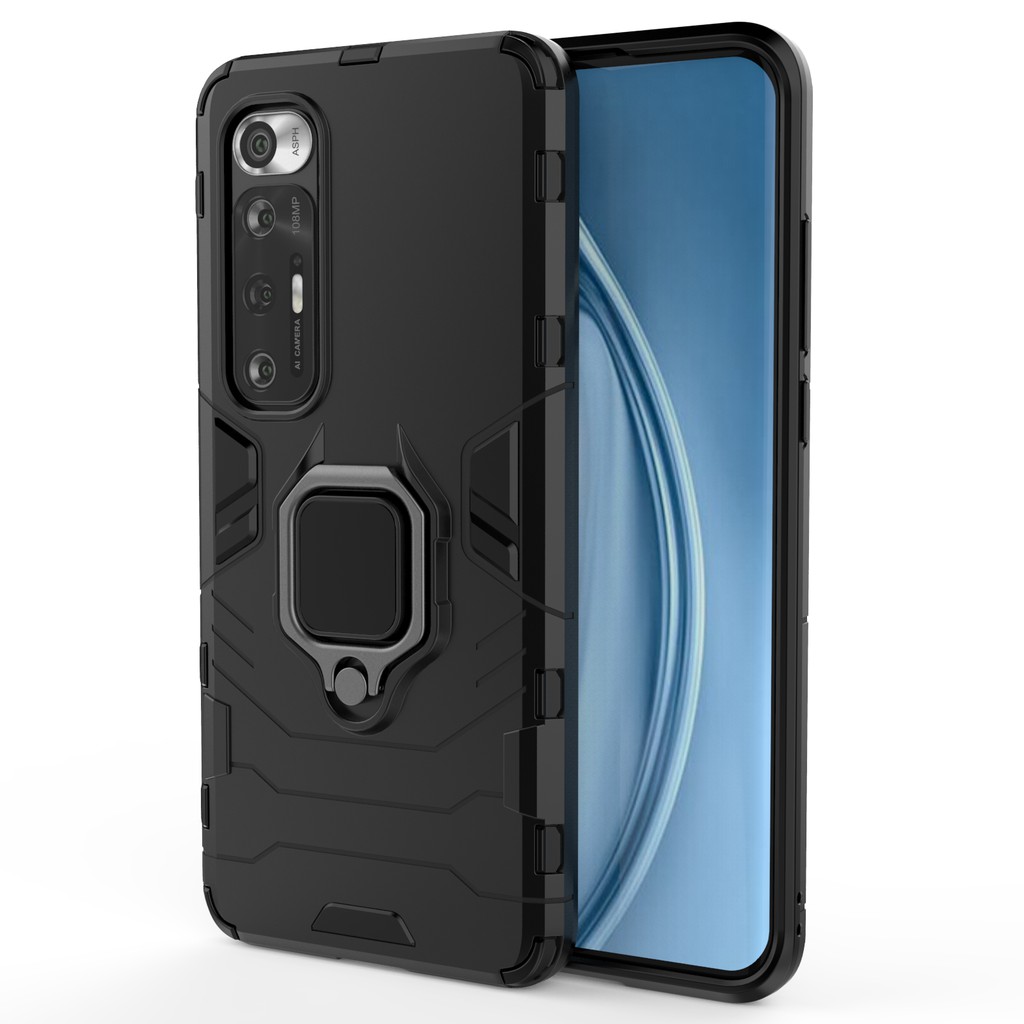 Ốp lưng Xiaomi Mi 10s / Xiaomi 13 Iron Man Iring chống sốc chống va đập mạnh cao cấp giá đỡ xem phim