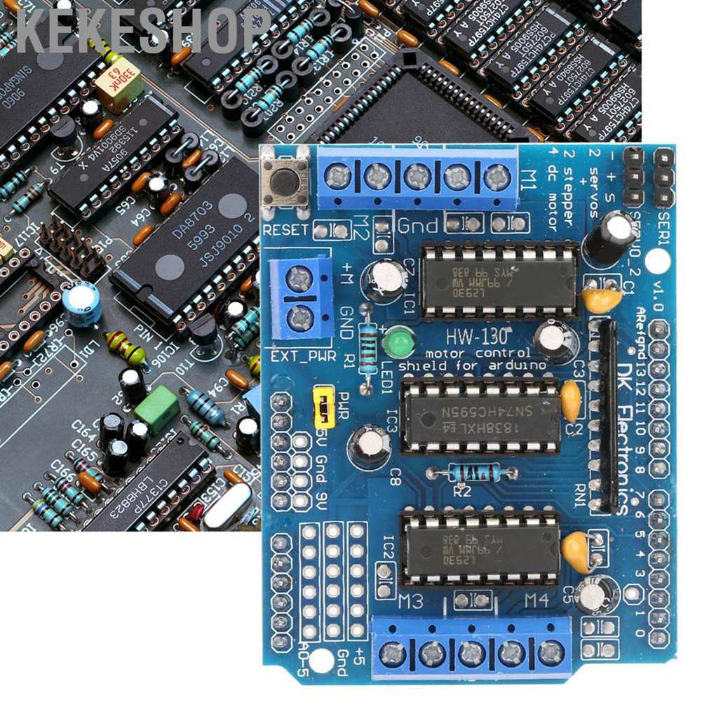 Bản Mạch Mở Rộng Động Cơ L293D Cho Arduino Duemilanove Mega Uno