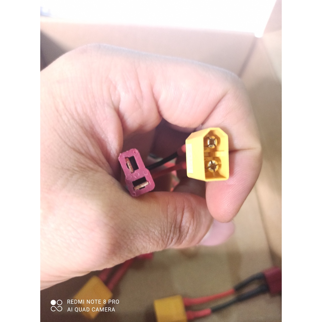 Jack chuyển đổi Pin XT60 - chữ T, Jack T - SM, Jack T - JST, JST - Ket 2P Đầu chuyển cho pin lipo tàu, xe, máy bay RC