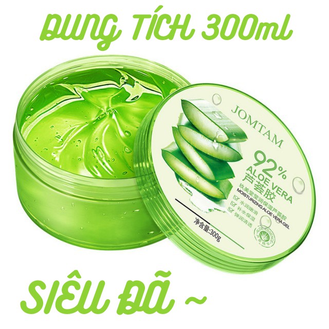 [NỘI ĐỊA] Gel Lô Hội Nha Đam 92% Tinh Chất Dưỡng Ẩm Làm Đẹp Da