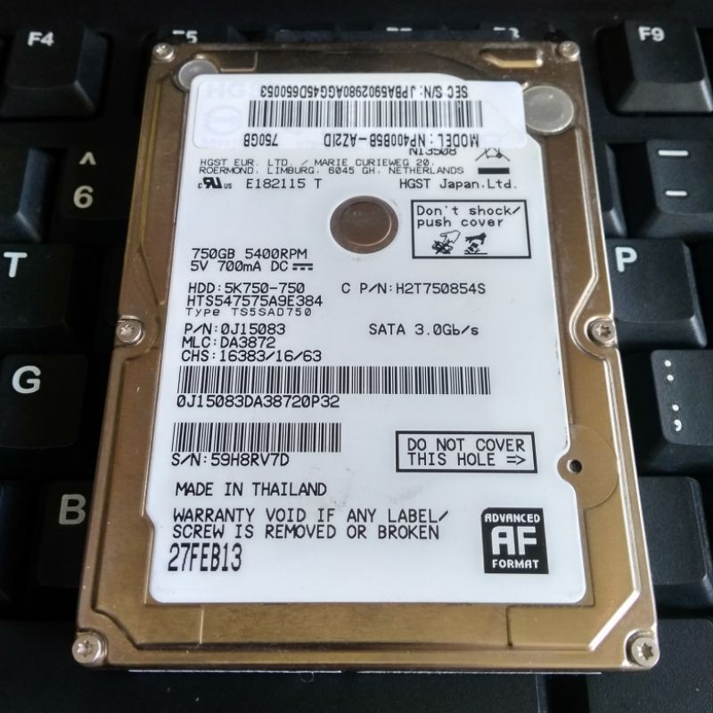 Ổ Cứng Laptop 750gb Sata