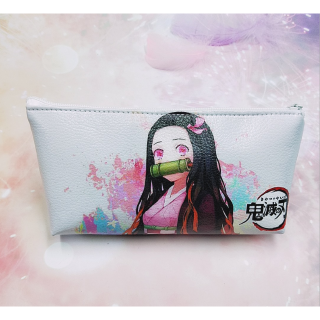 Hộp bút da hình Demon Slayer Kimetsu No Yaiba Kamado Tanjirou Nezuko