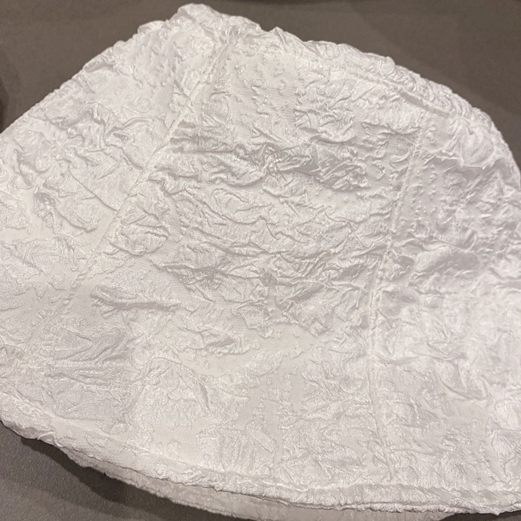 Mũ Vải Xô Vân Nhăn Sần Kiểu Hàn Nón Vải Ngư Dân Hot Trend P2187